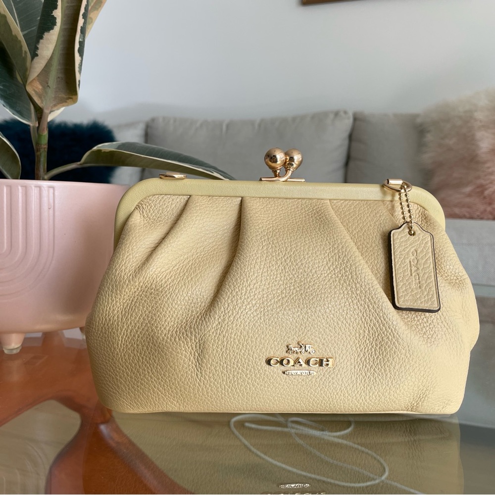 Coach Nora Kisslock Crossbody Dumpling Bag